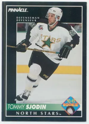 1992-93 PINNACLE (CDN) - TOMMY SJODIN #401 ROOKIE