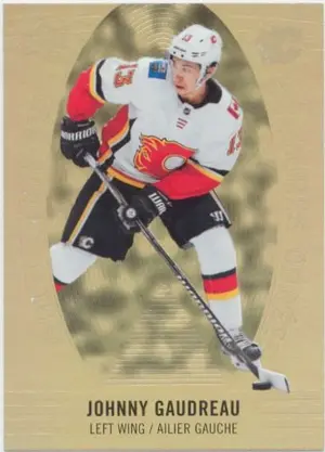 2019-20 TIM HORTONS - JOHNNY GAUDREAU #GE-5 GOLD ETCHINGS