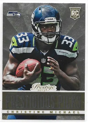 2013 Prestige Prestigious Picks Gold #20 Christine Michael