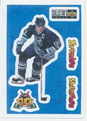 1996-97 COLLECTOR'S CHOICE - BRENDAN SHANAHAN #S12 STICK UMS