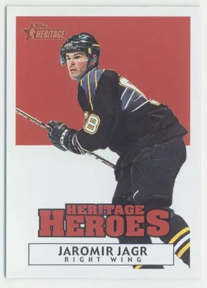 2000-01 TOPPS HERITAGE - JAROMIR JAGR #HH2 HERITAGE HEROES