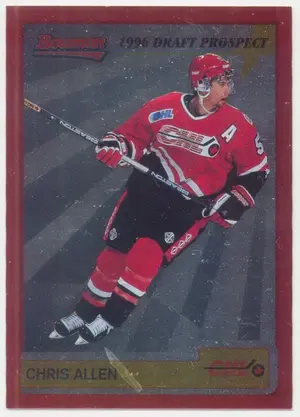 1995-96 BOWMAN - CHRIS ALLEN #P2 DRAFT PROSPECTS