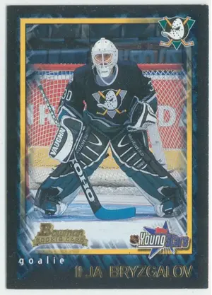 2001-02 BOWMAN YOUNGSTARS - ILJA BRYZGALOV #161 ROOKIE⚠️