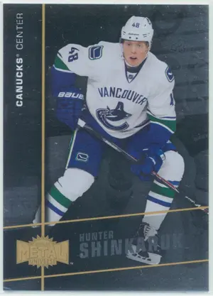 2015-16 FLEER SHOWCASE - HUNTER SHINKARUK #MU-27 METAL UNIVERSE