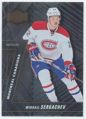 2016-17 FLEER SHOWCASE - MIKHAIL SERGACHEV #MU-27 METAL UNIVERSE