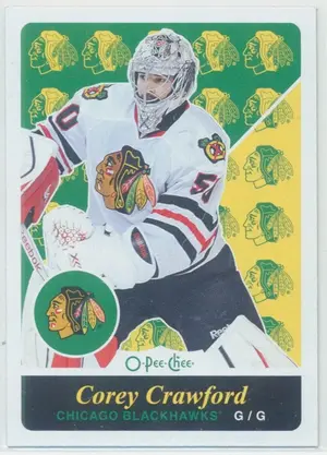 2015-16 O-PEE-CHEE - COREY CRAWFORD #411 RETRO