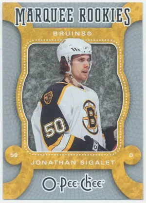 2007-08 O-PEE-CHEE - JONATHAN SIGALET #512 MARQUEE ROOKIE