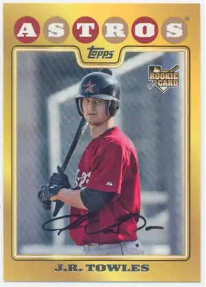 2008 Topps - J.R. Towles #RV9 Kmart Gold Rookie Variations