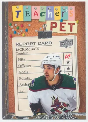 2023-24 UPPER DECK - JACK McBAIN #TP-28 TEACHER'S PET