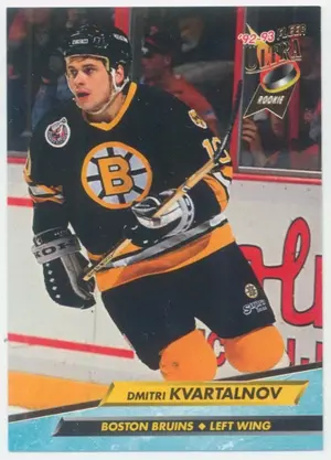 1992-93 FLEER ULTRA - DMITRI KVARTALNOV #252 ROOKIE