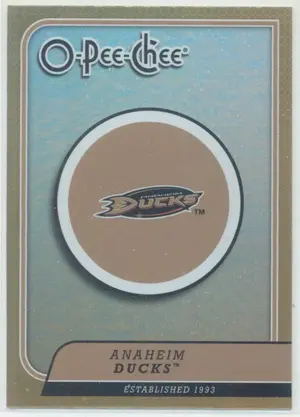 2008-09 O-PEE-CHEE - ANAHEIM DUCKS #CL1 TEAM CHECKLIST
