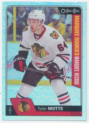 2016-17 O-PEE-CHEE - TYLER MOTTE #671 MARQUEE ROOKIES RAINBOW FOIL
