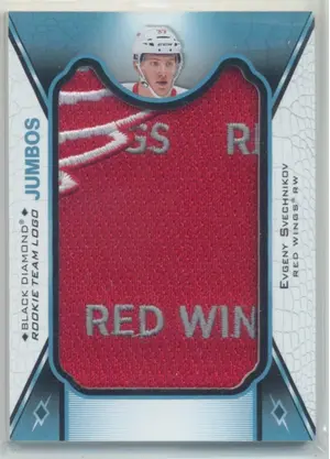 2017-18 Upper Deck Black Diamond Evgeny Svechnikov Rookie Team Logo Jumbos #RTL-ES
