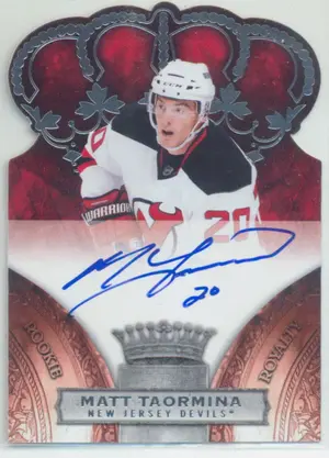 2010-11 PANINI CROWN ROYALE - MATT TAORMINA #140 ROOKIE ROYALTY 62/499