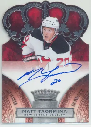 2010-11 PANINI CROWN ROYALE - MATT TAORMINA #140 ROOKIE ROYALTY 62/499