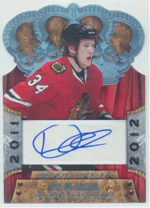 2011-12 PANINI CROWN ROYALE - DYLAN OLSEN #221 ROOKIE ROYALTY