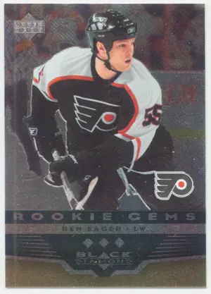 2005-06 BLACK DIAMOND - BEN EAGER #268 ROOKIE GEMS