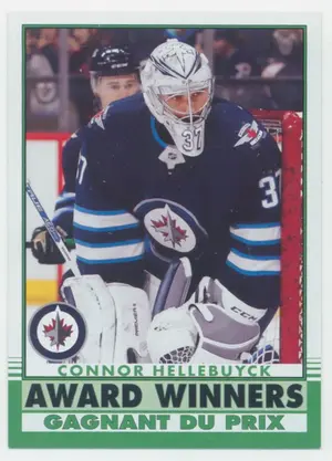 2020-21 O-PEE-CHEE - CONNOR HELLEBUYCK #602 AWARD WINNERS RETRO