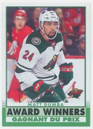 2020-21 O-PEE-CHEE - MATT DUMBA #608 AWARD WINNERS RETRO