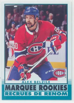 2020-21 O-PEE-CHEE - ALEX BELZILE #645 MARQUEE ROOKIES RETRO