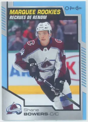 2020-21 O-PEE-CHEE - SHANE BOWERS #634 MARQUEE ROOKIES BLUE