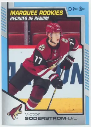 2020-21 O-PEE-CHEE - VICTOR SODERSTROM #636 MARQUEE ROOKIES BLUE