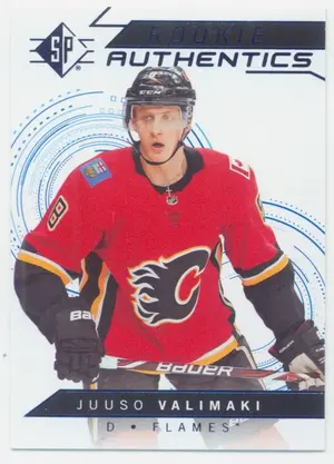 2018-19 SP - JUUSO VALIMAKI #133 ROOKIE AUTHENTICS BLUE