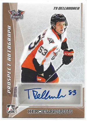 2016-17 ITG Heroes & Prospects Autographs Bronze #PA-TD1 Ty Dellandrea