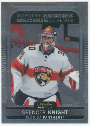 2021-22 O-PEE-CHEE PLATINUM - SPENCER KNIGHT #204 MARQUEE ROOKIES