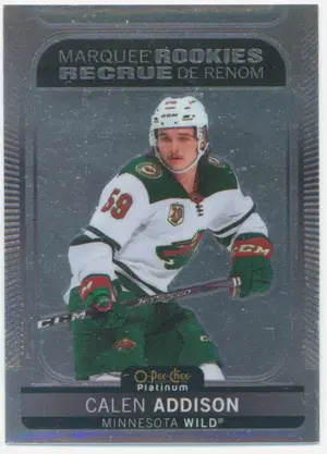 2021-22 O-PEE-CHEE PLATINUM - CALEN ADDISON #209 MARQUEE ROOKIES