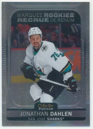 2021-22 O-PEE-CHEE PLATINUM - JONATHAN DAHLEN #268 MARQUEE ROOKIES