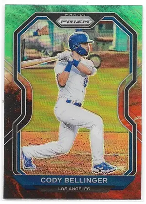 2021 Prizm Cosmic Haze Prizm #135 Cody Bellinger