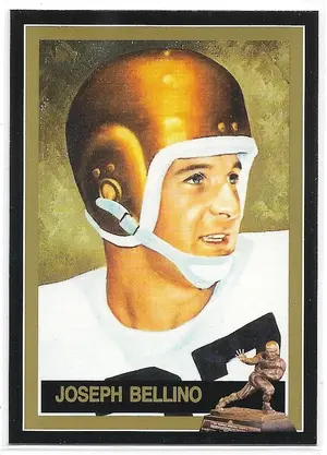 1991 College Classics Heisman Collection Series I #26 Joseph Bellino