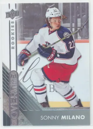 2016-17 OVERTIME - SONNY MILANO #57 ROOKIES