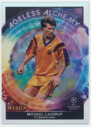 2021-22 Topps Merlin Collection Chrome UCL - Michael Laudrup #AA-14 Ageless Alchemy