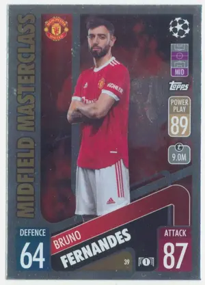 2021-22 Topps Match Attax UCL - Bruno Fernandes #39 Midfield Masterclass