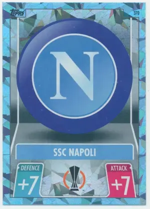 2021-22 Topps Match Attax UCL - SSC Napoli #370 Crystal Parallel