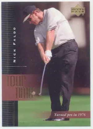 2001 Upper Deck - Nick Faldo #189 Tour Time