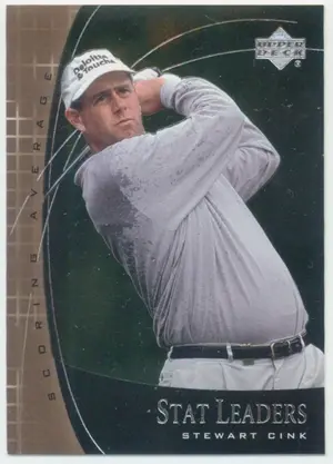 2001 Upper Deck - Stewart Cink #SL14 Stat Leaders