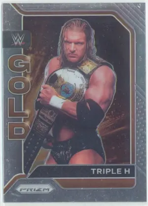 2022 Panini Prizm WWE - Triple H #9 WWE Gold