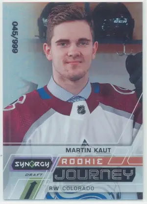 2020-21 SYNERGY - MARTIN KAUT #RJ-MK ROOKIE JOURNEY DRAFT VARIATION 454/999
