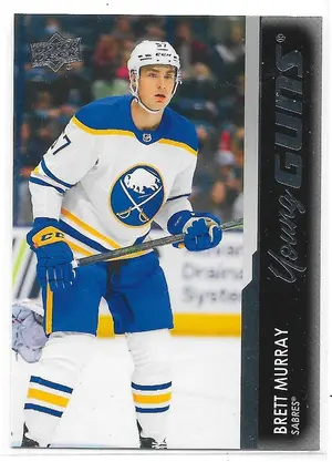 2021-22 Upper Deck #455 Brett Murray RC (Young Guns)