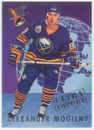 1992-93 FLEER ULTRA - ALEXANDER MOGILNY #16 ULTRA IMPORT