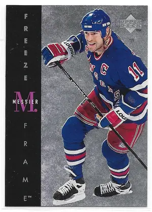 1995-96 Upper Deck Freeze Frame #F7 Mark Messier