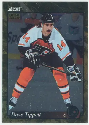 1993-94 SCORE (CDN) - DAVE TIPPETT #584 GOLD RUSH