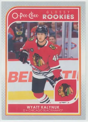 2021-22 UPPER DECK - WYATT KALYNUK #R-18 O-PEE-CHEE GLOSSY ROOKIES