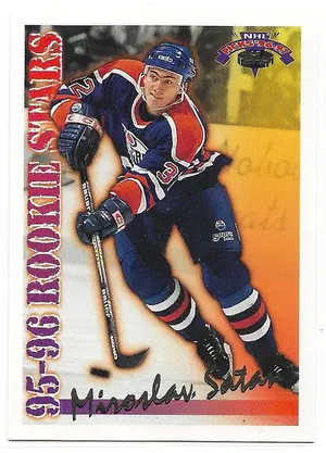 1996-97 Topps Picks Rookie Stars #RS12 Miroslav Satan