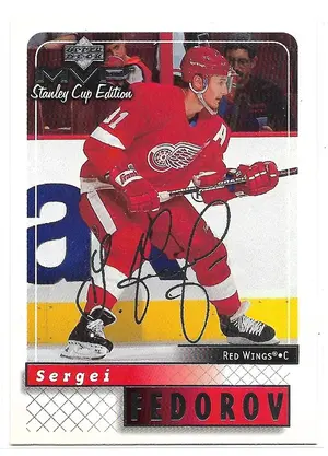 1999-00 MVP Stanley Cup Edition Silver Script #64 Sergei Fedorov