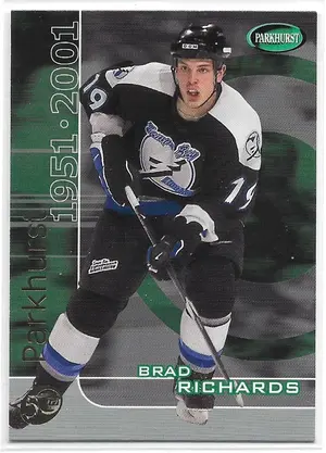 2000-01 Be A Player Signature Series Parkhurst 50th Anniversary #P-162 Brad Richards