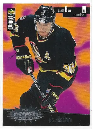 1996-97 Collector's Choice You Crash The Game #C17 Pavel Bure (vs. Boston)